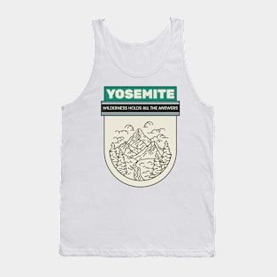 Yosemite National Park Camping Hiking Outdoors Outdoorsman Tank Top